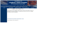 Desktop Screenshot of gaglionedolan.com