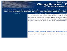 Tablet Screenshot of gaglionedolan.com